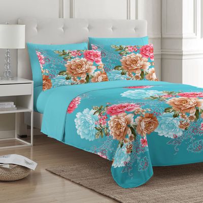 Set de lençóis de cama de poliéster de microfibra