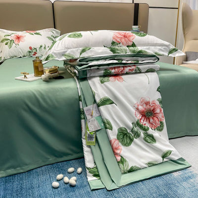 Solid Pattern 300TC Luxury Bamboo Bedding Set para personalização e sono confortável