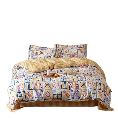 Poliéster Impresso Quilt Cover Set de Quatro Peças Personalizado para a Sua Satisfação e Conforto