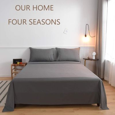 Embroidery 1800 thread count 100% Microfiber Sheet Set 3/4pcs para dormir em todas as estações