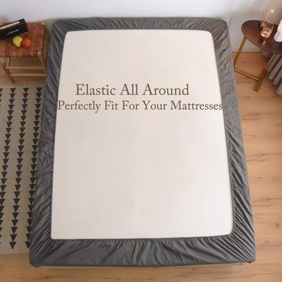 Embroidery 1800 thread count 100% Microfiber Sheet Set 3/4pcs para dormir em todas as estações