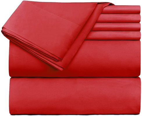 Bamboo de microfibra escovada série 2200 6pcs estabelecer padrões nacionais grau de resistência à cor