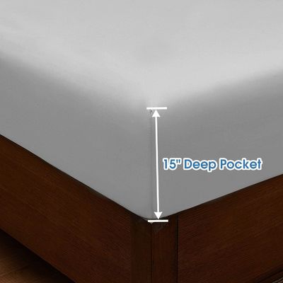 90gm Folhas bordadas Conjunto padrão sólido Extra suave resistente a rugas e desvanecimento 4PCS
