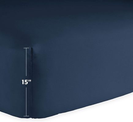 Melhore a decoração do seu quarto com o conjunto de folhas de microfibra escovadas da série Bamboo 2200 de 80 gramas
