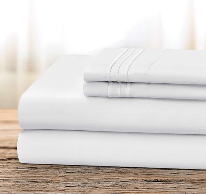 Folhas de bordado de microfibra Super Soft 200TC para bolsos profundos e resistência ao desbotamento