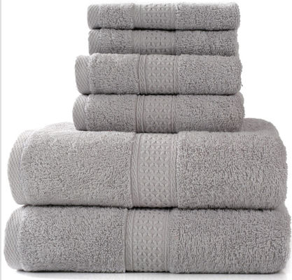 Toalhas de algodão de malha de alta absorção 3pcs para as necessidades do banheiro