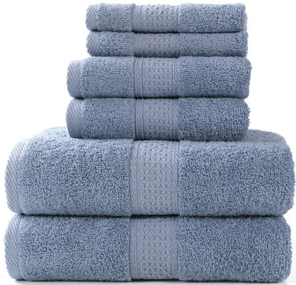 Toalhas de algodão de malha de alta absorção 3pcs para as necessidades do banheiro