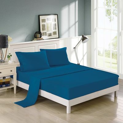 Pronto para o Envio Luxo Rolo Flores Bordado Lenço de cama em Microfibra Brushed suave