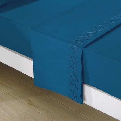 Sem preenchimento Flores de rolo elegantes e modernas Folha bordada 4pcs 100% poliéster