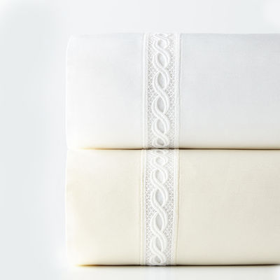 Lençol de cama mais barato 100% poliéster microfibra renda hem lençol de casamento de luxo conjunto 3/4pcs