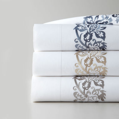 Set de roupa de cama de quarto de crianças 100% bordado com corda de poliéster lençóis de cama 3pcs e 4pcs