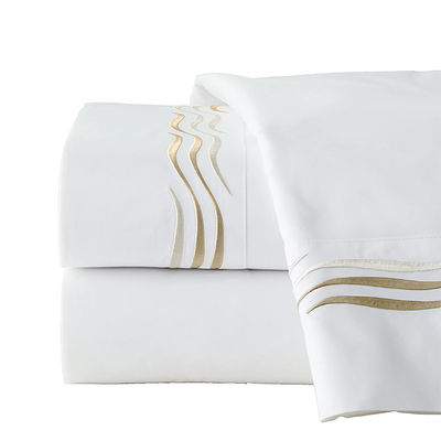Home Set de lençóis de cama bordados Set de lençóis de cama em padrões nacionais Grau de resistência à cor