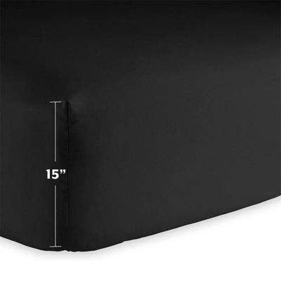 Ultra Soft Deep Pocket Fitted Bottom Sheet Espaço do quarto Quarto de dormir Densidade de tecido 133 * 60