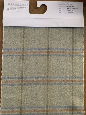 Coat Suit Tecido Fabric Fancy And Luxury Polyester Wool Misturado Tweed Com Large Plaid