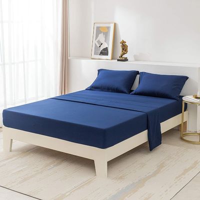 133 * 60 Densidade de tecido 100% poliéster Microfibra Trim Hem Queda de cama seca rápida 4pcs