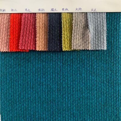 Fabricação personalizada de lã macia 50% poliéster 50% casaco para outono-inverno