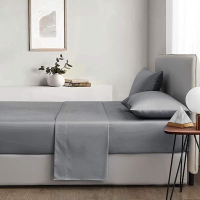 200TC Lenço de cama de algodão com bolsos de colchão profundo