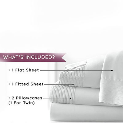 Luxo estilo europeu e americano 1-2kg Soft Microfiber escovado 4 peças lençóis de cama