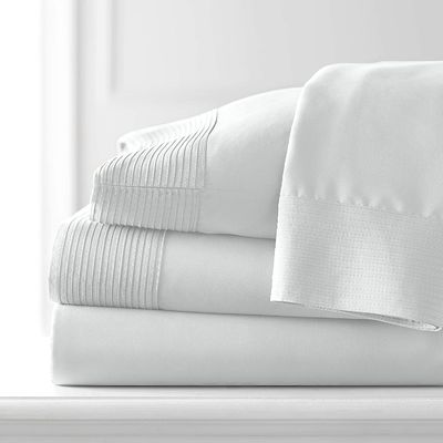Luxo estilo europeu e americano 1-2kg Soft Microfiber escovado 4 peças lençóis de cama