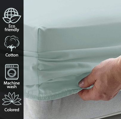 90gm de Microfibra livre de rugas 4pcs Sheet Set 100% Poliéster Todas as estações é personalizado sim