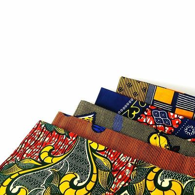 135gm Tecido de cera real Impressões de cera africana Resistente à água e para roupas de moda