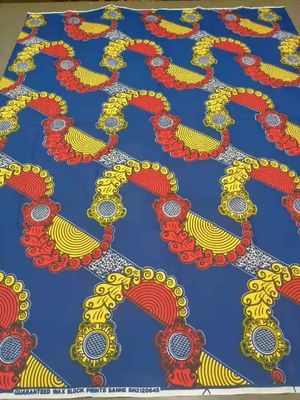 135gm Tecido de cera real Impressões de cera africana Resistente à água e para roupas de moda