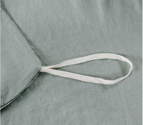 2-2,5 kg de pedra lavada de linho francês Set de cobertor de cobertor Oeko Tex Nature Lenço de cama