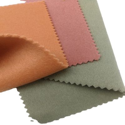 Tecido de vestuário superdimensional de lã fina com sensibilidade suave e desenhos personalizados