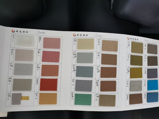 Tecido de vestuário superdimensional de lã fina com sensibilidade suave e desenhos personalizados