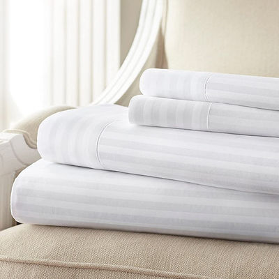 NO Preenchimento 80gm 100% poliéster Microfibra em relevo lençol de cama conjunto de Xinpai 133 * 60 densidade de tecido