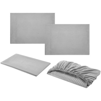 NO Preenchimento 80gm 100% poliéster Microfibra em relevo lençol de cama conjunto de Xinpai 133 * 60 densidade de tecido