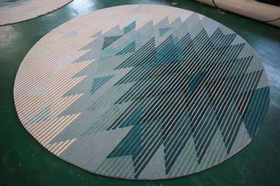 Customizado 100% técnica feita à mão de lã de mão de carpete tufted para o hotel suave e durável