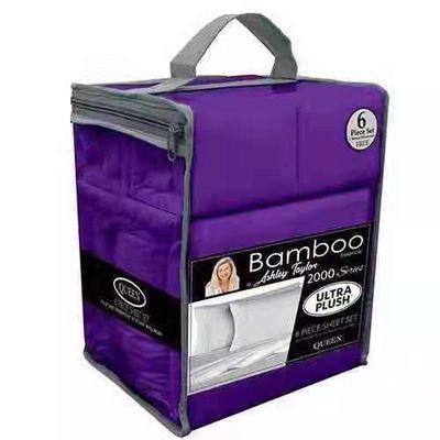Resistente a rugas T1800 Folha tintada de microfibra 6 peças sem preenchimento 1,5-2 kg
