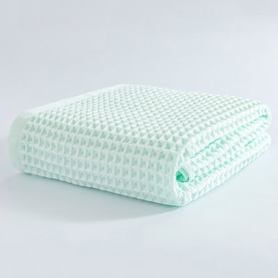 Cobertor de algodão mole 1pc quantidade lavado e tingido perfeito para bebé