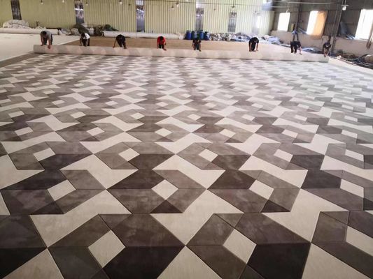 Tapete de lã e seda de forma personalizada e sazonal 100% feito à mão para sala de estar