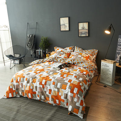 Modelo de Tintura de Fio 100% Bambú Set de Cobertura de Coberta Estilo Moderno com Toalhas de Almofada