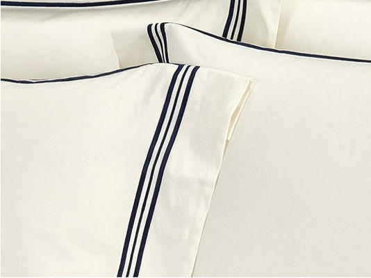 Elegante Casa 60s Algodão puro Set de roupa de cama personalizada de hotel com padrão colorido de fio