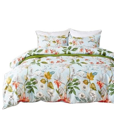 Lenços de cama de meninas acondicionados Lenços de cama com desenho de flores de cores personalizadas