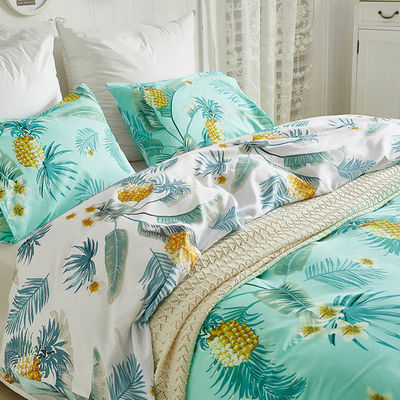 Lenços de cama de meninas acondicionados Lenços de cama com desenho de flores de cores personalizadas