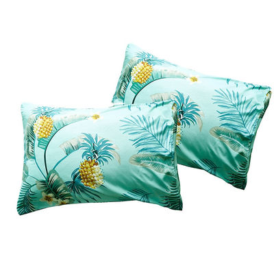 Lenços de cama de meninas acondicionados Lenços de cama com desenho de flores de cores personalizadas