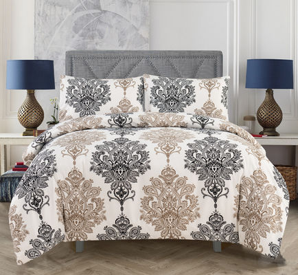 Super Soft Brushed Microfiber Duvet Cover Set 4pcs 1,5-2 Kg para aniversário de casamento
