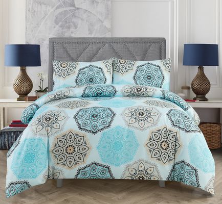 Super Soft Brushed Microfiber Duvet Cover Set 4pcs 1,5-2 Kg para aniversário de casamento
