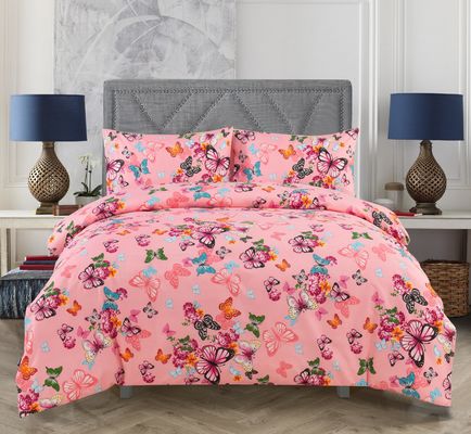 Super Soft Brushed Microfiber Duvet Cover Set 4pcs 1,5-2 Kg para aniversário de casamento