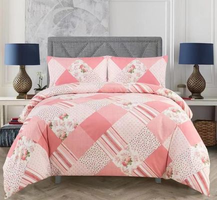 Super Soft Brushed Microfiber Duvet Cover Set 4pcs 1,5-2 Kg para aniversário de casamento