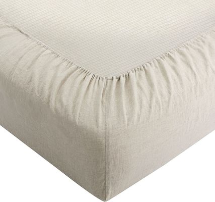 Queen Size Stone Linens franceses lavados Lenços de cama conjunto de 4 100% Linho de Linho puro estilo Europa