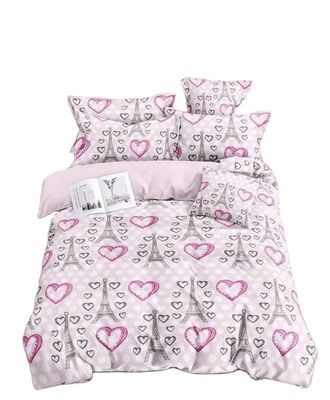 3d Game Handle Impresso Casa Lenço de cama Conforter Set Roupas de cama 3 Pcs em padrão sólido Tipo