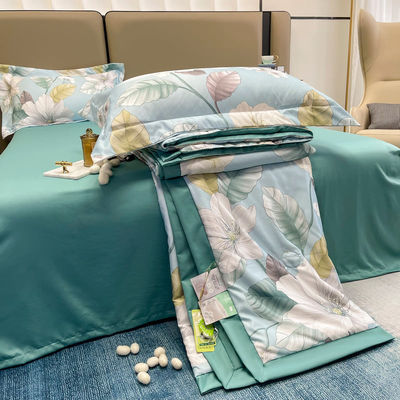 Solid Pattern 300TC Luxury Bamboo Bedding Set para personalização e sono confortável