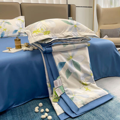 Solid Pattern 300TC Luxury Bamboo Bedding Set para personalização e sono confortável