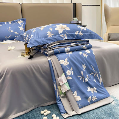 Solid Pattern 300TC Luxury Bamboo Bedding Set para personalização e sono confortável