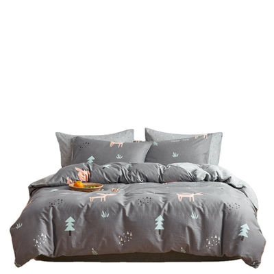 Cama de algodão de aloe de quatro peças de cobertura de cobertor de cama com 133x72 densidade